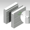 Panel EPS tường trong và trần cống cháy lan