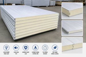 Tấm Panel Cách Nhiệt – Giải Pháp Xây Dựng Hiện Đại Cho Nhà Xưởng Và Kho Lạnh
